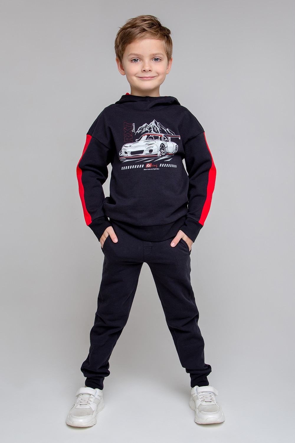 картинка Брюки для мальчика Crockid КР 400473-1 черный к356 от магазина детских товаров ALiSa