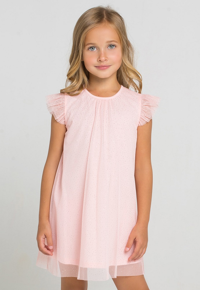картинка Платье для девочки Crockid К 5529 персиковый румянец от магазина детских товаров ALiSa