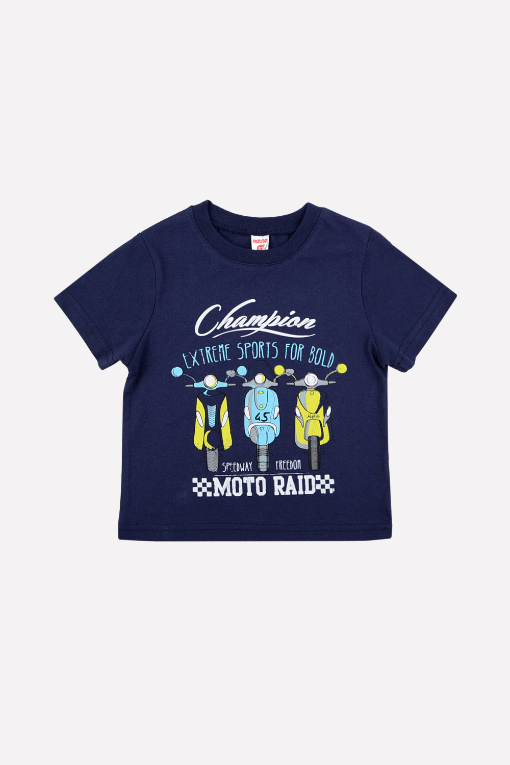 картинка Футболка для мальчика Crockid К 300862 глубокий синий от магазина детских товаров ALiSa