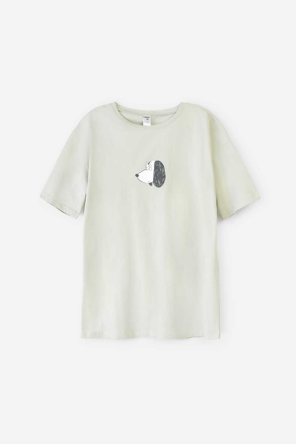 картинка Футболка для девочки КБ 301960 темно-оливковый от магазина детских товаров ALiSa