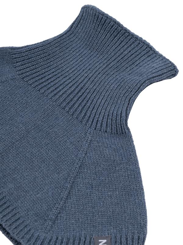 картинка Комплект шапка манишка для мальчика NIKASTYLE 12з16024 Джинс от магазина детских товаров ALiSa