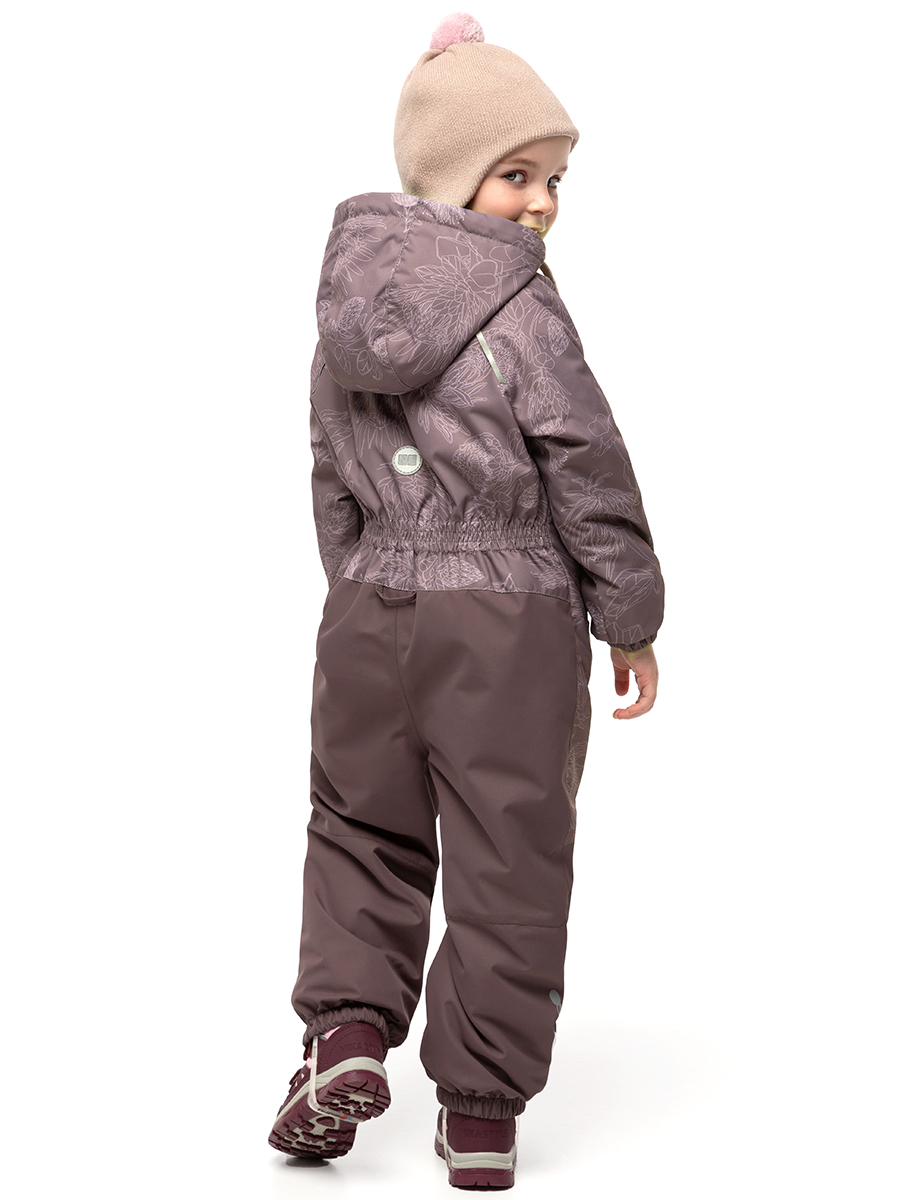 картинка Комбинезон утеплённый для девочки NIKASTYLE 8м1825 Какао шоколад от магазина детских товаров ALiSa