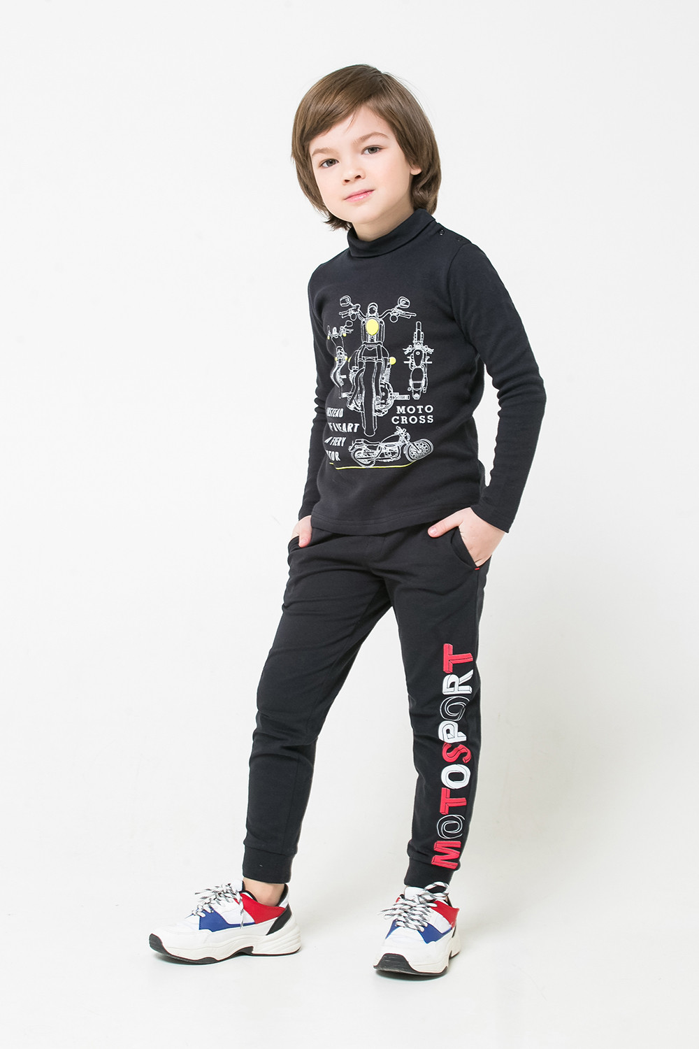 картинка Джемпер для мальчика Crockid К 301142 черный к1253 от магазина детских товаров ALiSa