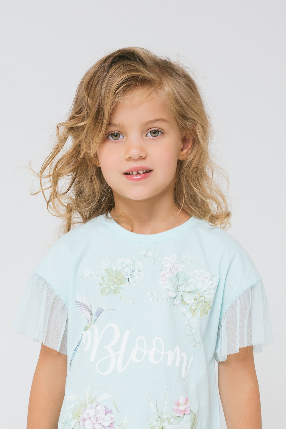 картинка Блузка для девочки Crockid КР 300929 минт к251 от магазина детских товаров ALiSa