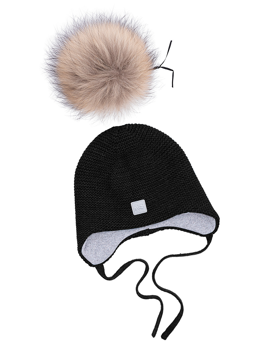 картинка Шапка утепленная для мальчика NIKASTYLE 11з10123 черный от магазина детских товаров ALiSa