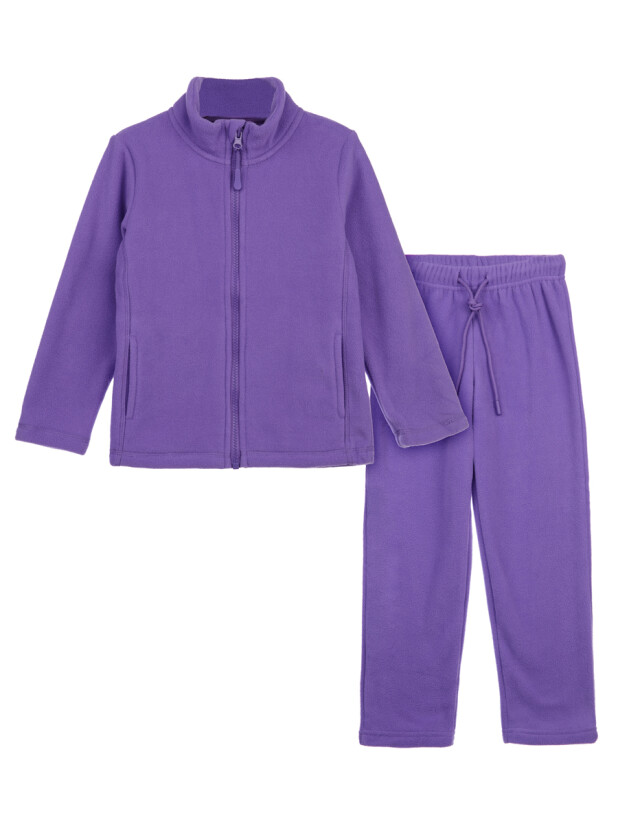 картинка Комплект флисовый для девочки PL 32222122 толстовка, брюки от магазина детских товаров ALiSa
