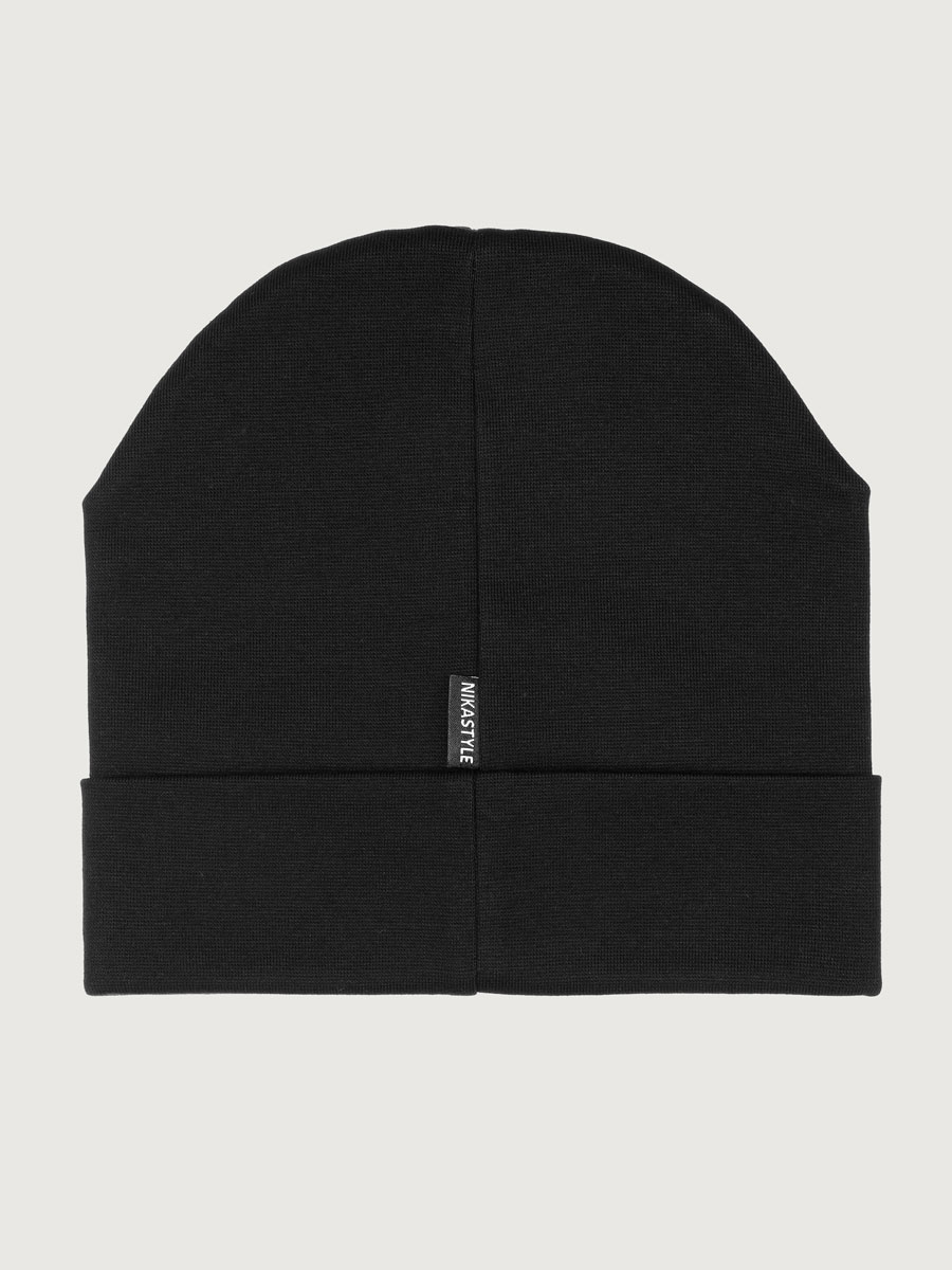 картинка Комплект деми шапка снуд для мальчика NIKASTYLE 12л12725 Черный от магазина детских товаров ALiSa