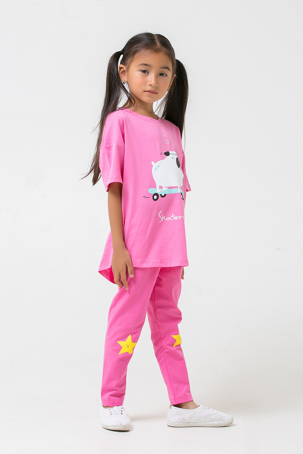 картинка Футболка для девочки Crockid К 301275 розовый к1258 от магазина детских товаров ALiSa