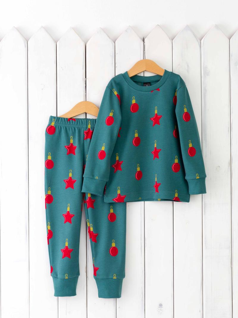 картинка Пижама детская Baby Boom КД333/17-И Ёлочные игрушки от магазина детских товаров ALiSa