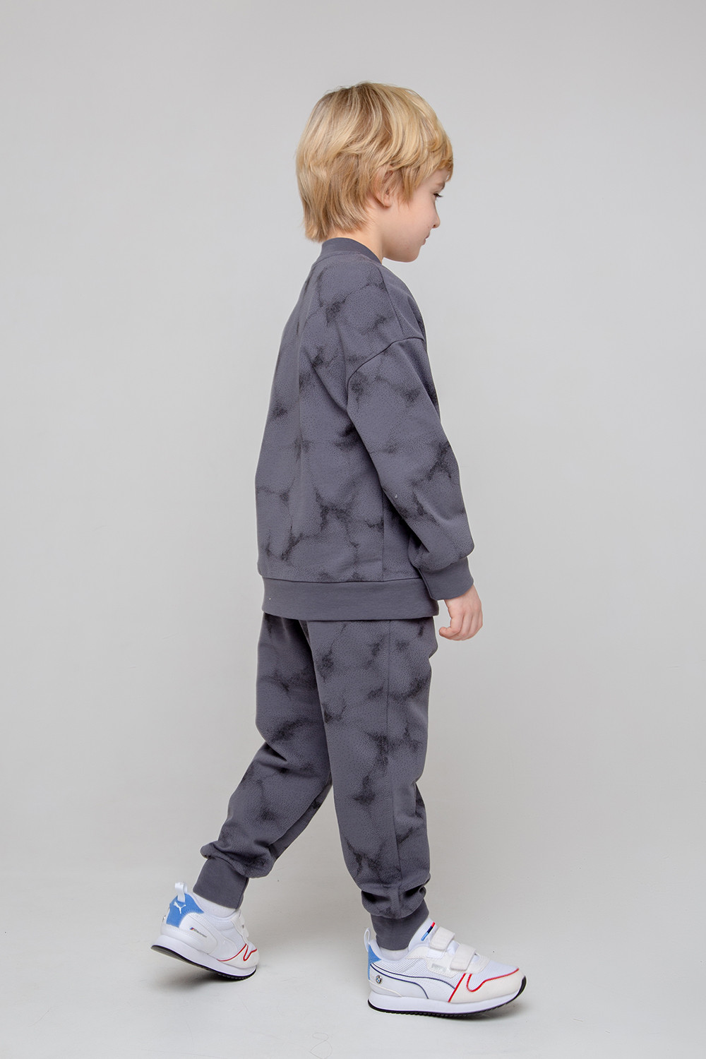 картинка Брюки для мальчика Crockid КР 400456 серая дымка, гранжевая текстура к348 от магазина детских товаров ALiSa