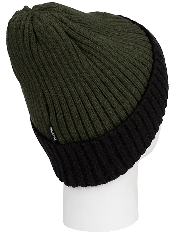 картинка Шапка зимняя для мальчика NIKASTYLE 11з16124 Хаки от магазина детских товаров ALiSa