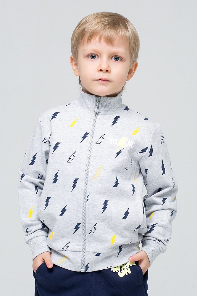 картинка Куртка для мальчика Crockid К 300485 молнии на меланже к122 от магазина детских товаров ALiSa