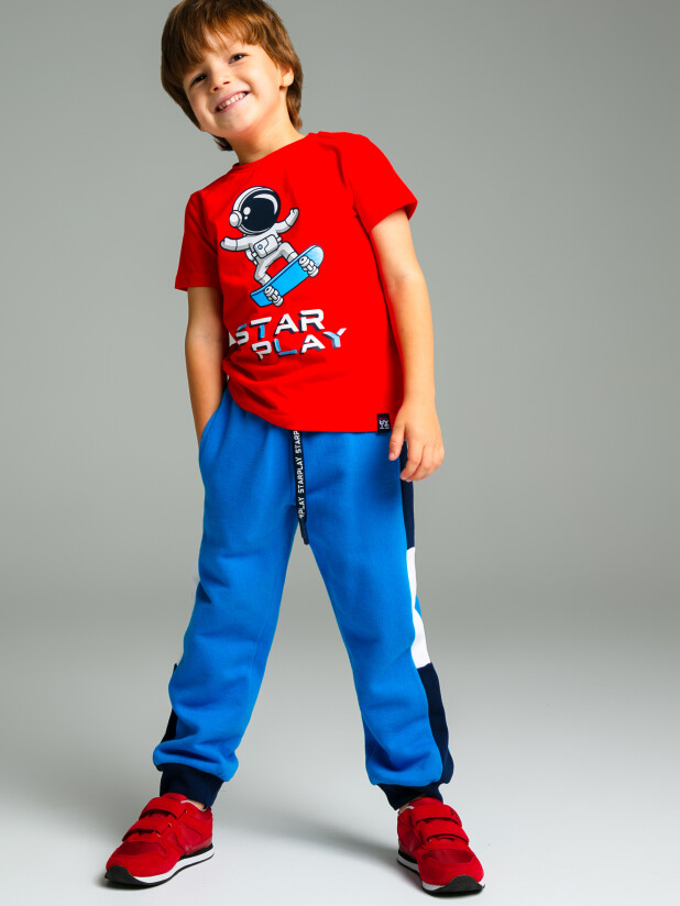 картинка Брюки трикотажные для мальчика PL 32312034 п201 от магазина детских товаров ALiSa