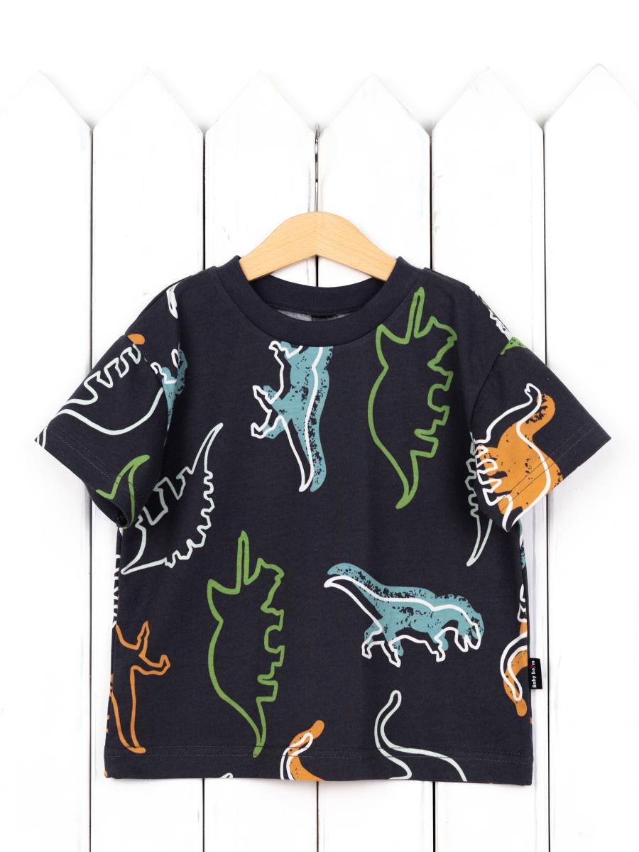 картинка Футболка для мальчика Baby Boom Ф138/2-К Дино Б116 от магазина детских товаров ALiSa