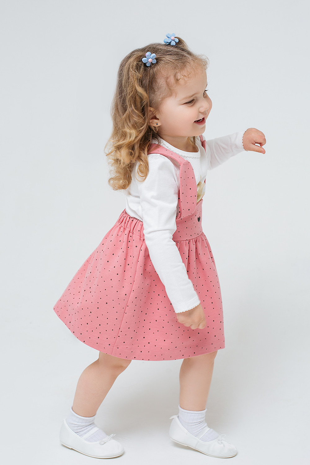 картинка Сарафан для девочки Crockid КР 5726 королевский розовый, крупинки к301 от магазина детских товаров ALiSa