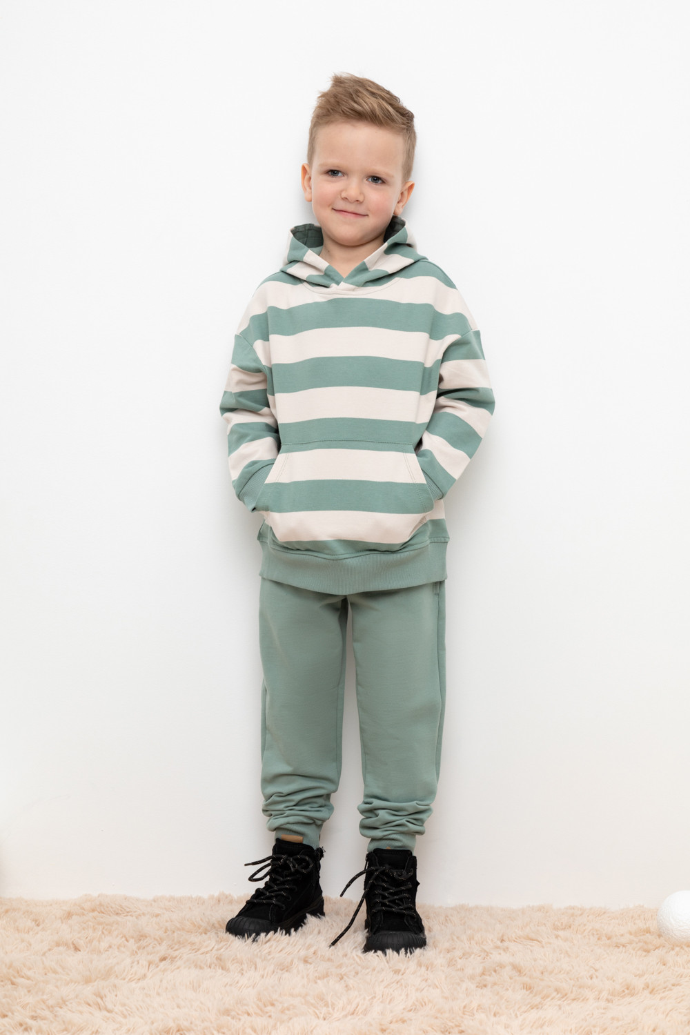 картинка Брюки для мальчика Crockid КР 400612 полынь к424 от магазина детских товаров ALiSa