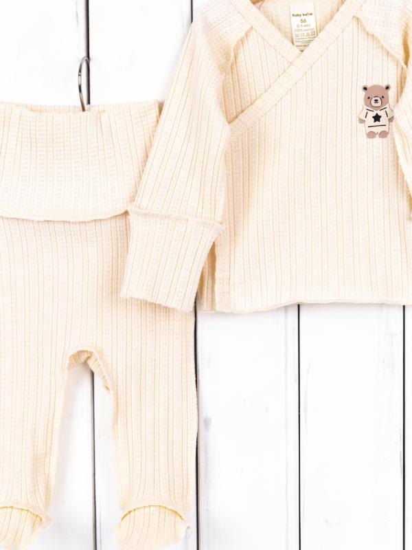 картинка Комплект детский Baby Boom КН154/1-Р Ажурная рибана Экрю я734 от магазина детских товаров ALiSa
