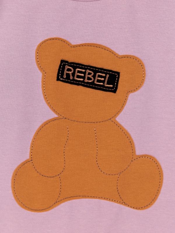 картинка Комплект для девочки Baby Boom КД554/1-К Пудра мишка от магазина детских товаров ALiSa