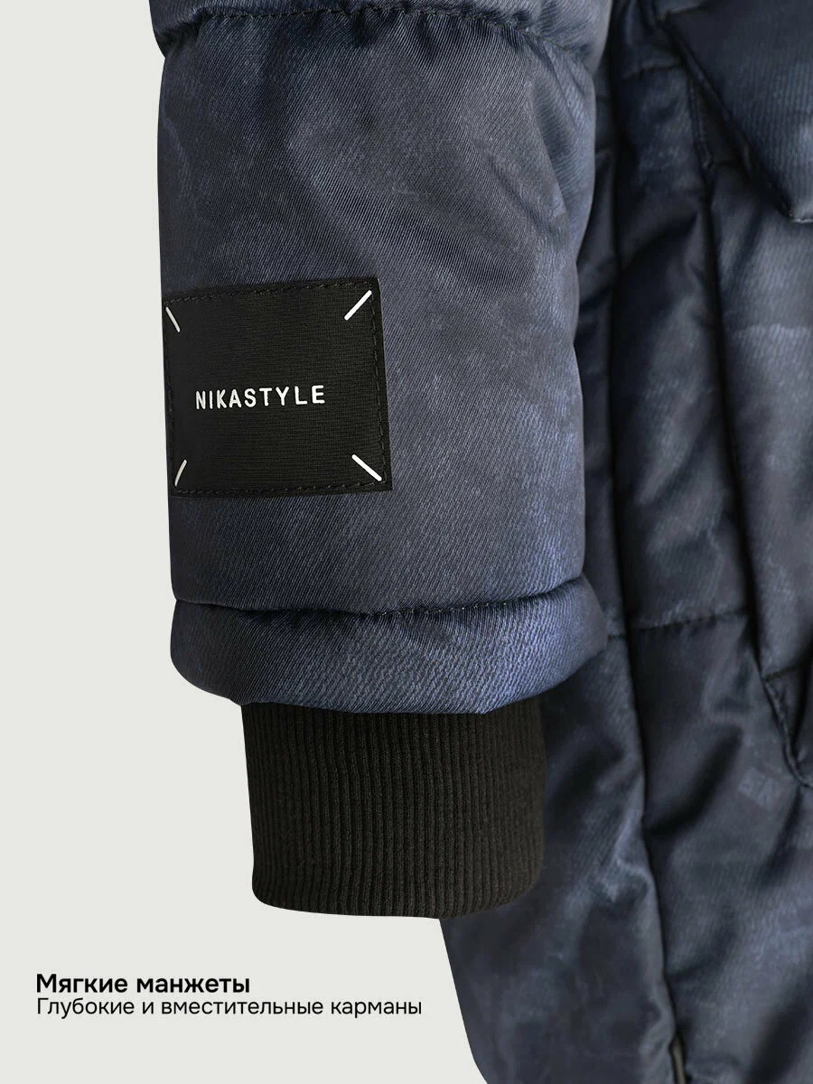 картинка Пальто для девочки NIKASTYLE 6з7425 Черный от магазина детских товаров ALiSa