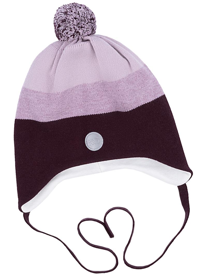 картинка Шапка для девочки NIKASTYLE 11м10424 вишня сухая роза от магазина детских товаров ALiSa