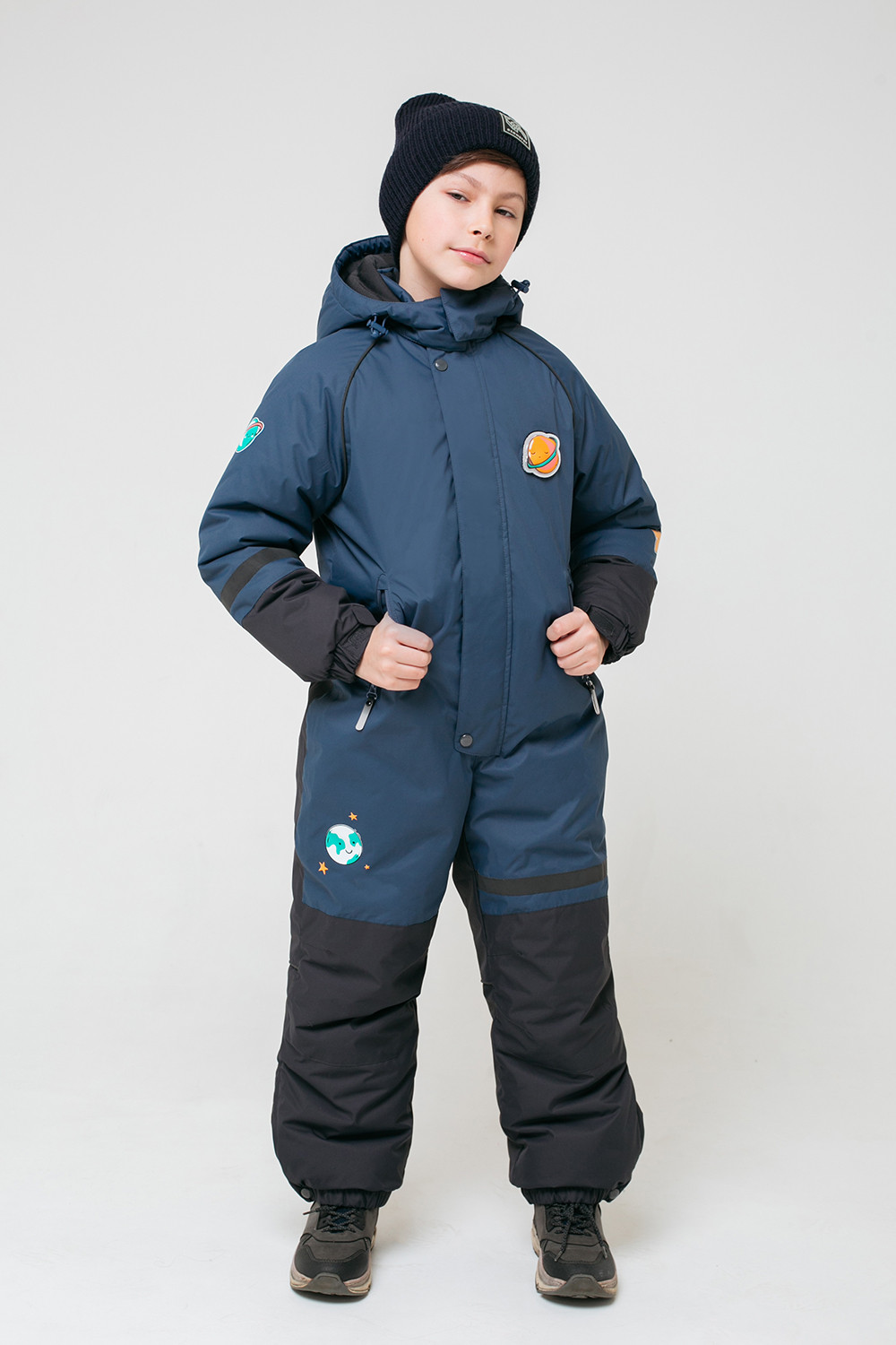 картинка Комбинезон зимний для мальчика Crockid ВК 60061/1 ГР от магазина детских товаров ALiSa
