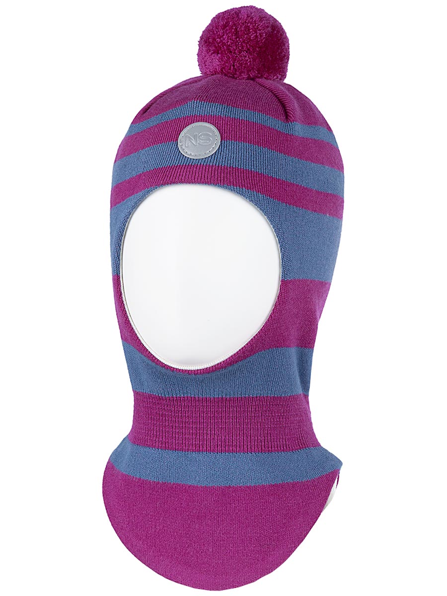 картинка Шлем демисезонный для девочки NIKASTYLE 10м10024 фуксия деним от магазина детских товаров ALiSa