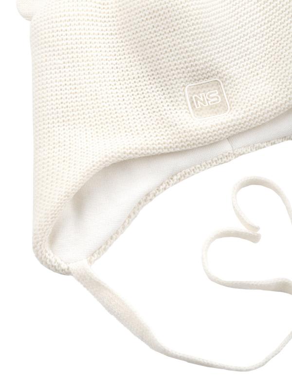 картинка Шапка утепленная NIKASTYLE 11з15125 Молоко от магазина детских товаров ALiSa