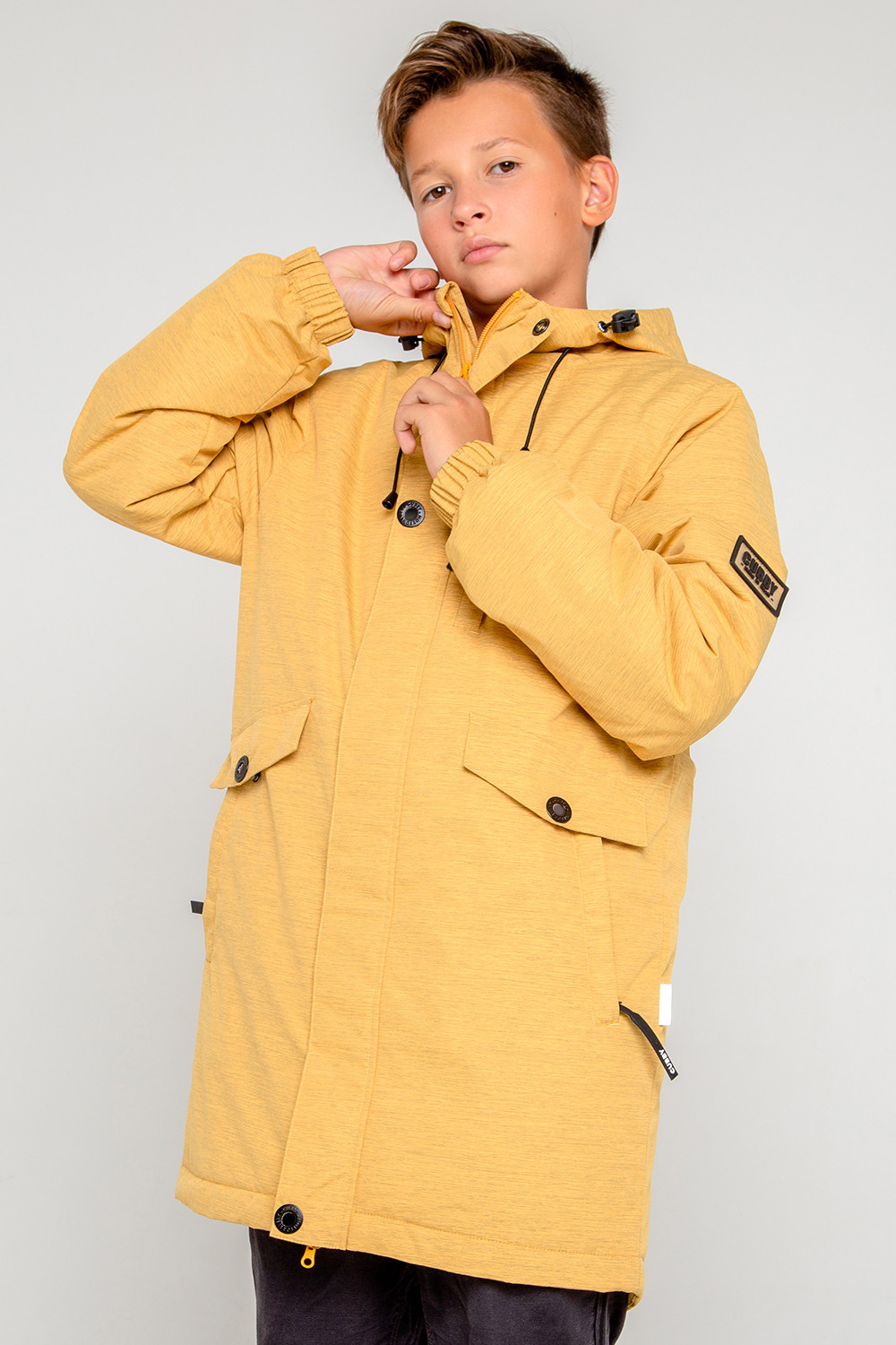 картинка Куртка утепленная для мальчика Crockid ВКБ 30107/2 ГР от магазина детских товаров ALiSa