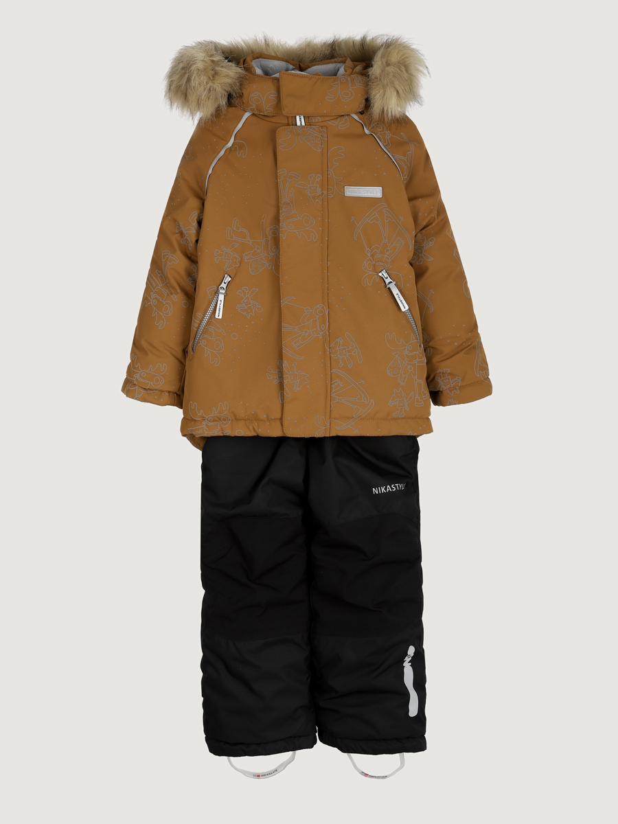 картинка Комплект для мальчика NIKASTYLE 7з0725 Кэмел черный от магазина детских товаров ALiSa