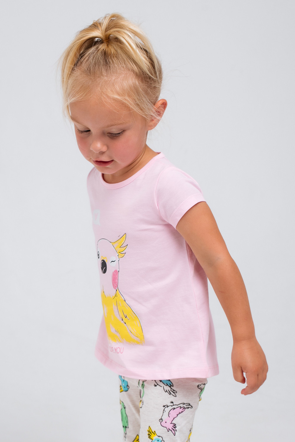 картинка Футболка для девочки Crockid КР 301656 розовое облако к327 от магазина детских товаров ALiSa