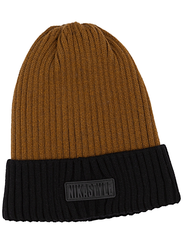 картинка Шапка зимняя для мальчика NIKASTYLE 11з16124 Горчица от магазина детских товаров ALiSa