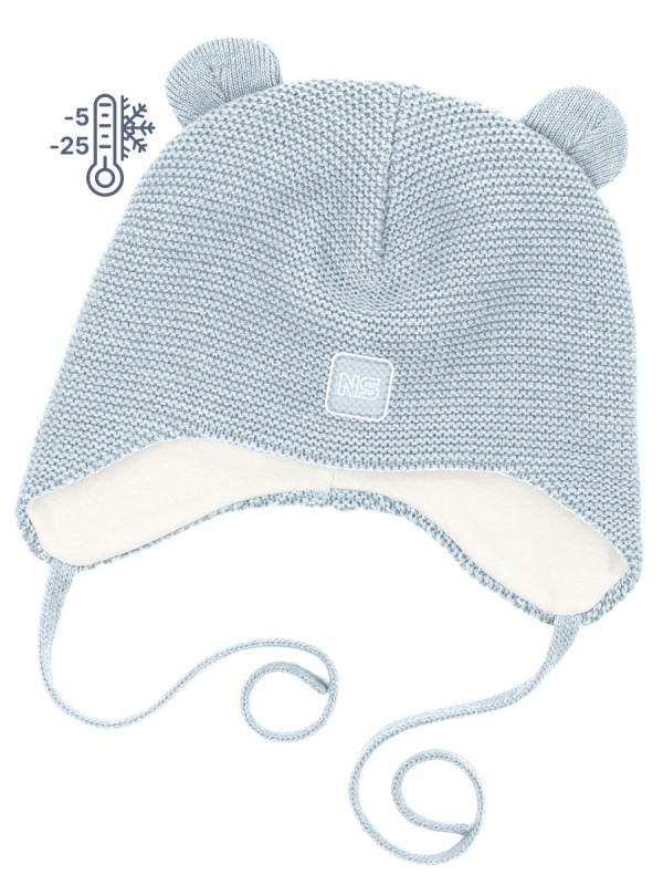 картинка Шапка утепленная NIKASTYLE 11з15124 Небесный от магазина детских товаров ALiSa