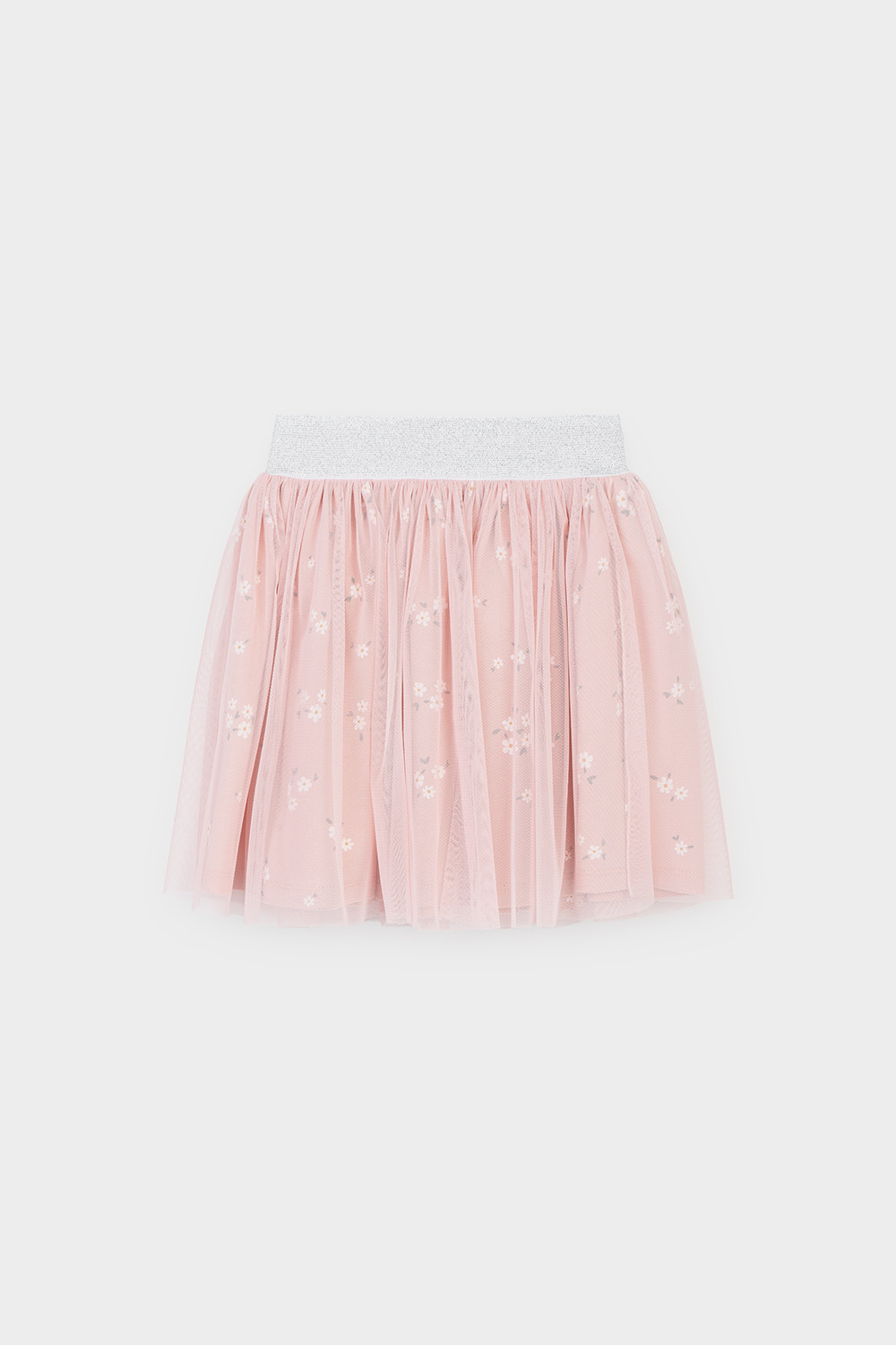 картинка Юбка для девочки Crockid КР 7129 дымчатая роза, ромашковое поле к367 от магазина детских товаров ALiSa