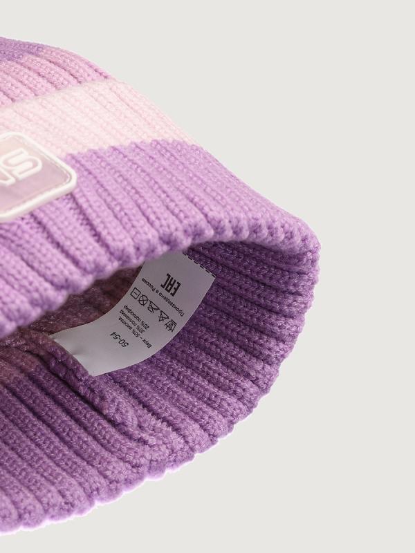 картинка Комплект деми шапка снуд для девочки NIKASTYLE 12м11225 Лаванда от магазина детских товаров ALiSa