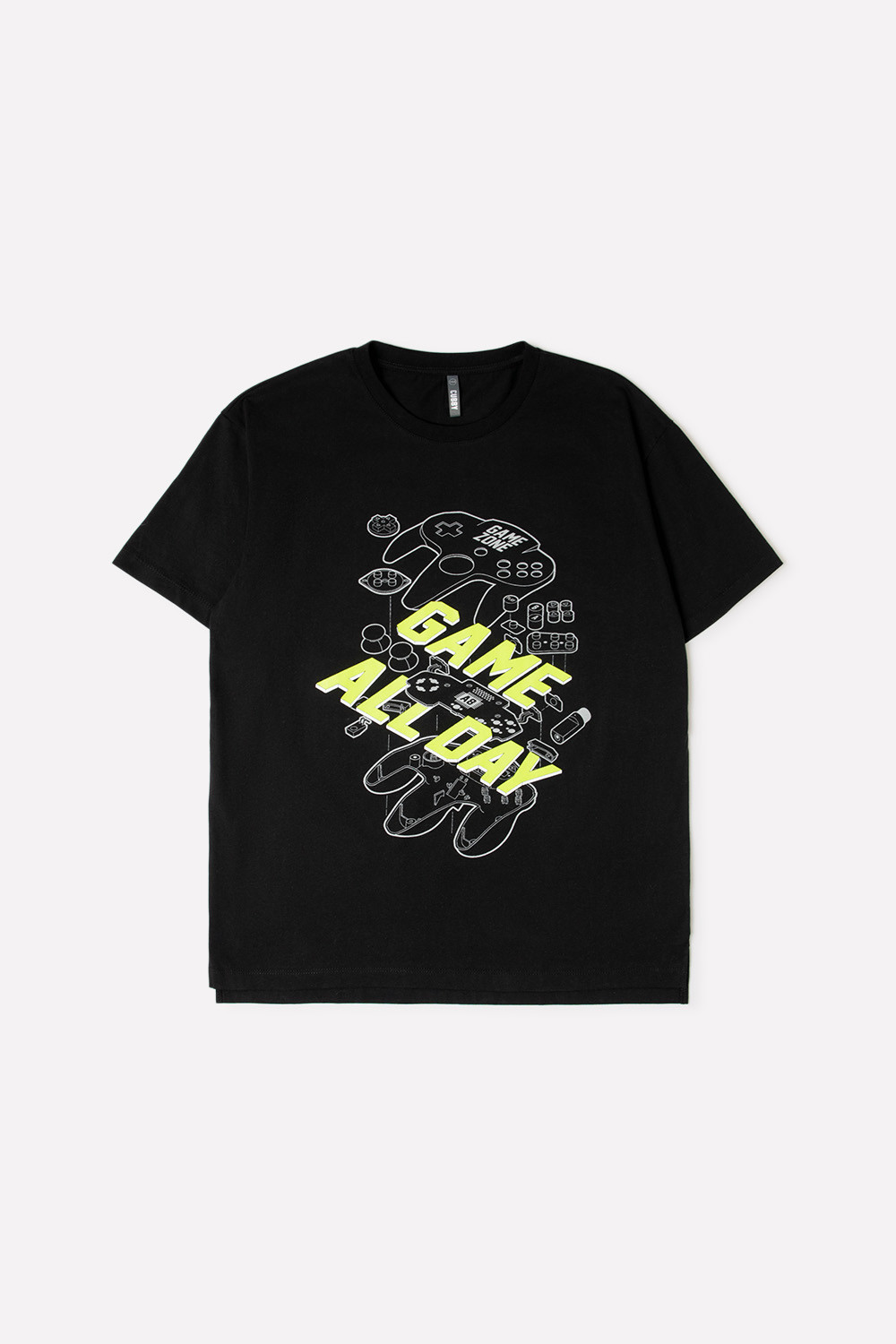 картинка Футболка для мальчика КБ 301532 черный к54 от магазина детских товаров ALiSa