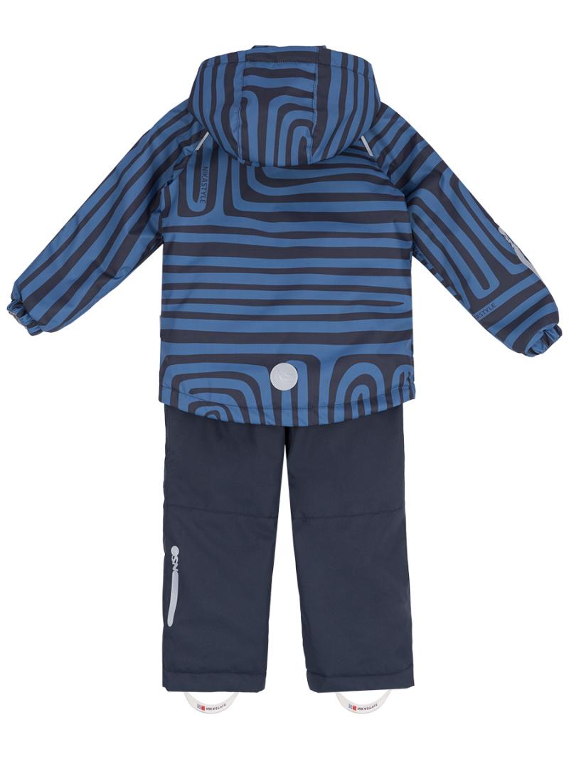 картинка Комплект утепленный для мальчика NIKASTYLE 7м1124 джинс графит от магазина детских товаров ALiSa