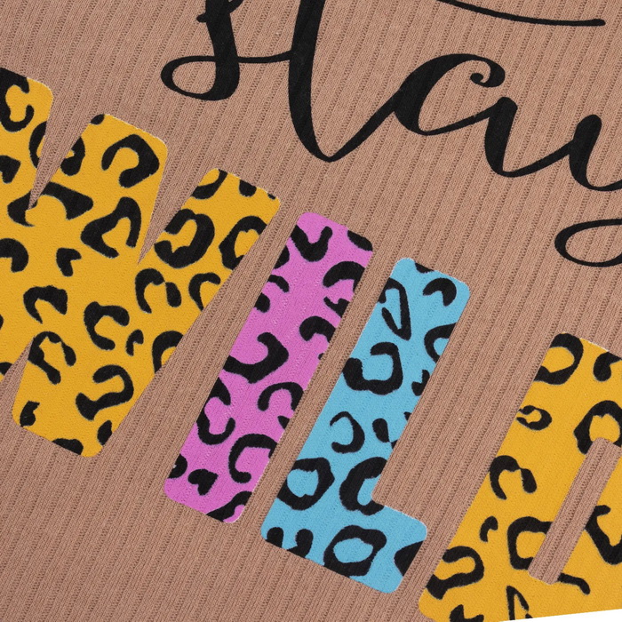 картинка Пижама для девочки Youlala 7006700204 Коричневый WILD от магазина детских товаров ALiSa