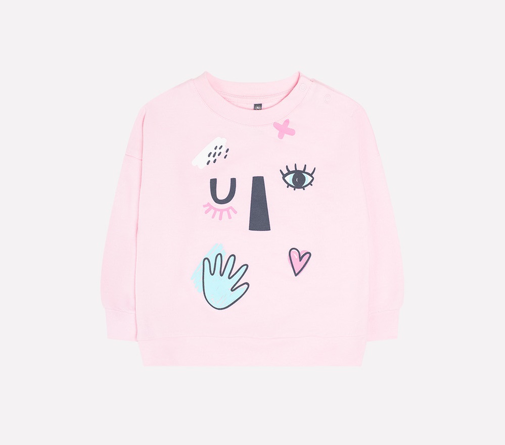 картинка Джемпер для девочки Crockid КР 300820 холодно-розовый к231 от магазина детских товаров ALiSa