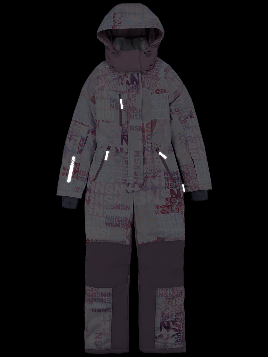 картинка Комбинезон зимний для девочки NIKASTYLE 8з2824 з24 Бежевый орхидея от магазина детских товаров ALiSa