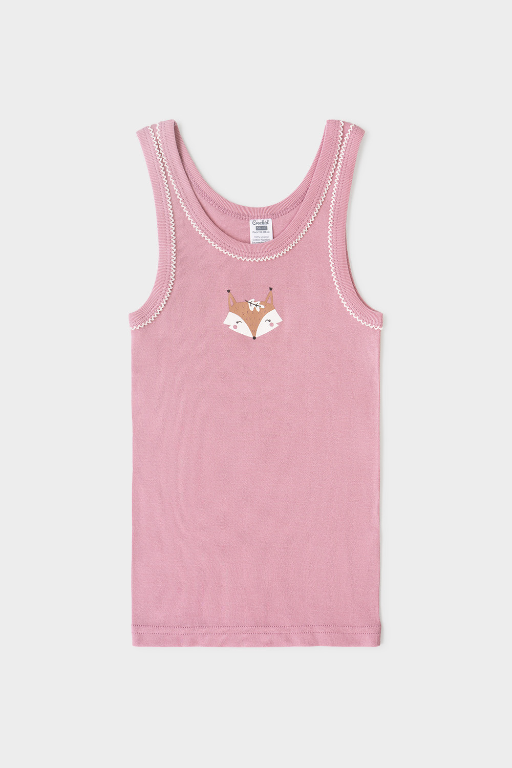 картинка Майка для девочки Crockid К 1066 румянец (осенний день) от магазина детских товаров ALiSa