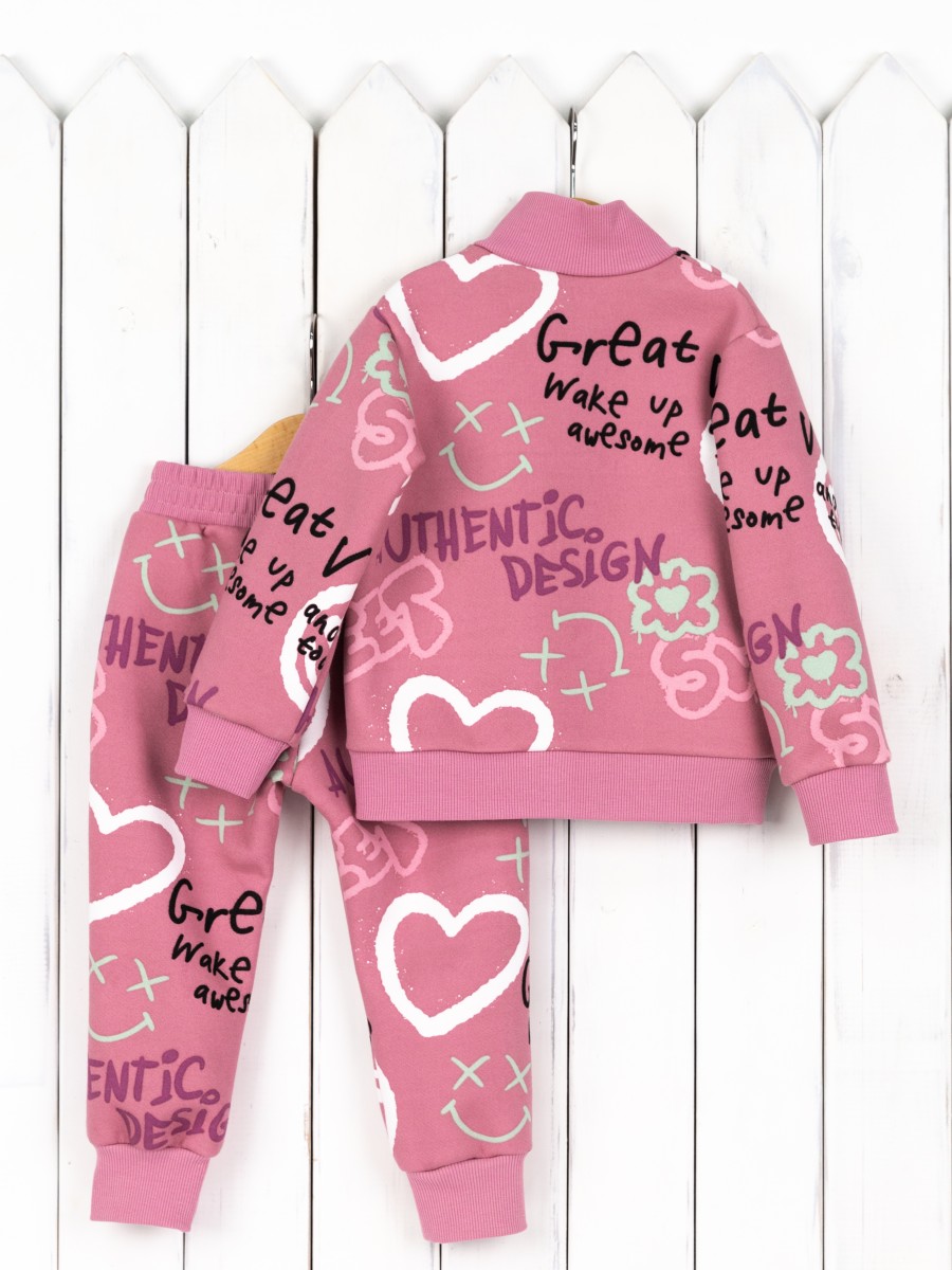 картинка Комплект для девочки Baby Boom КД524/1-Ф Граффити Б117 от магазина детских товаров ALiSa