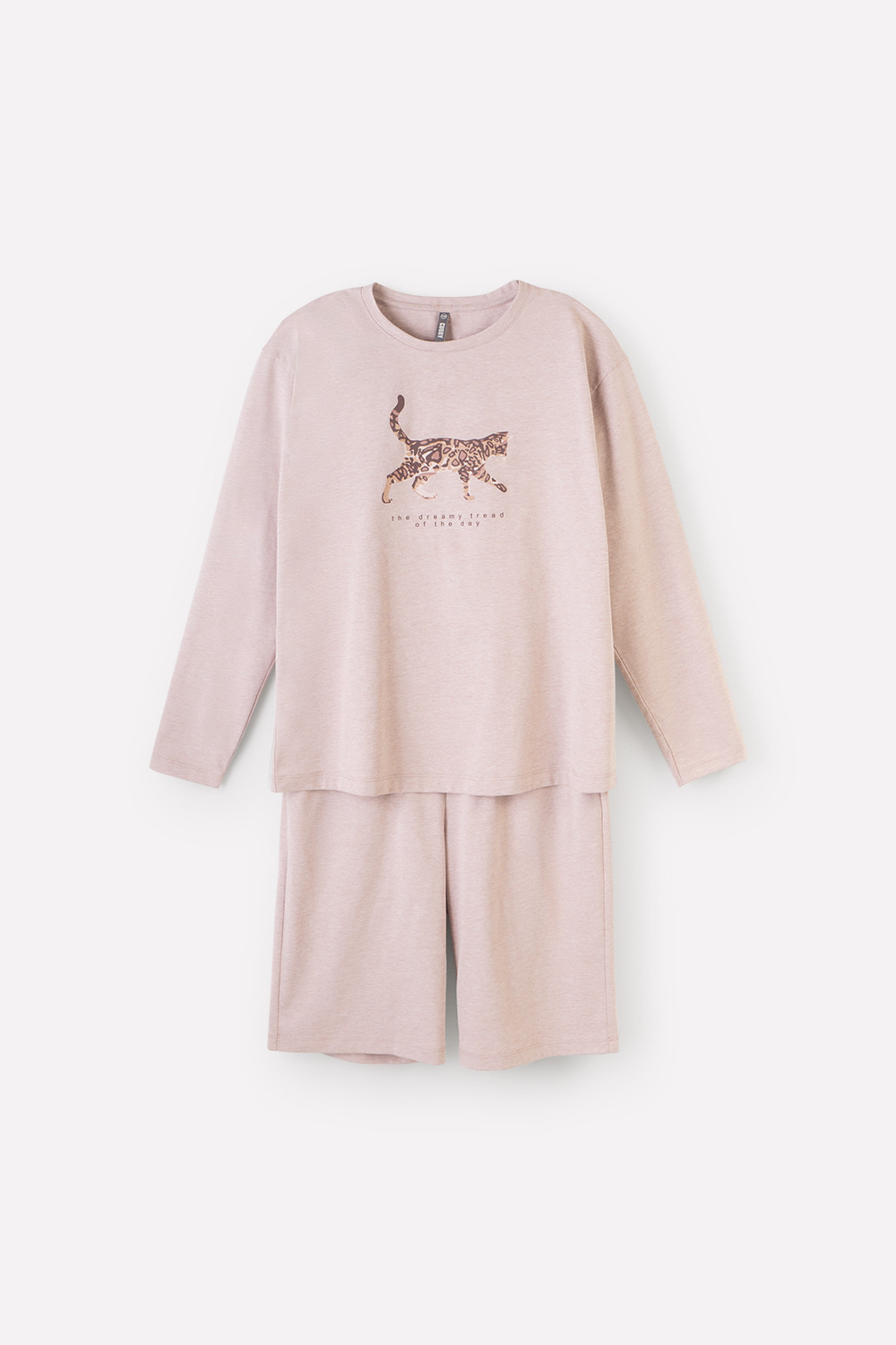 картинка Пижама для девочки КБ 2804 кофейный меланж от магазина детских товаров ALiSa