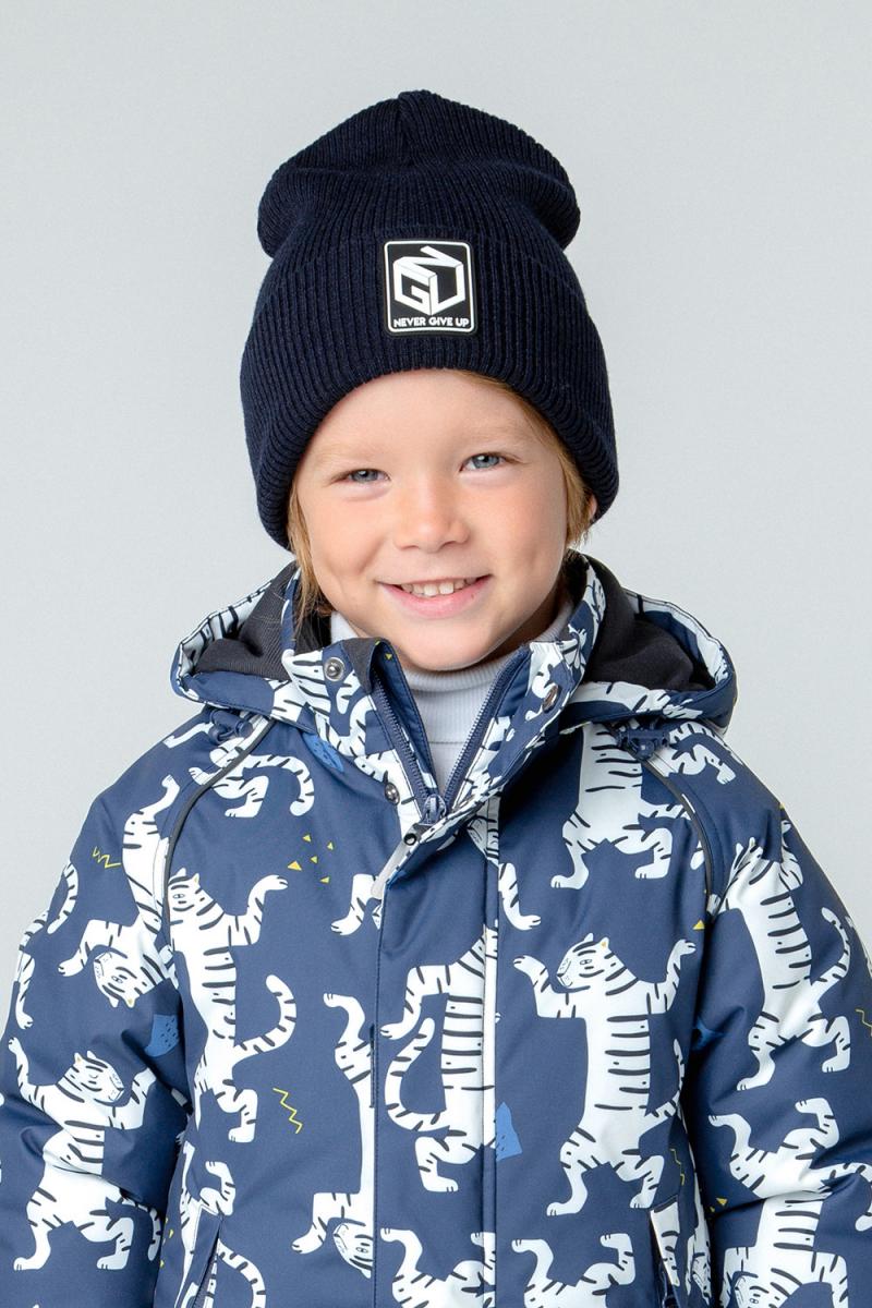 картинка Шапка для мальчика Crockid КВ 20312/ш темно-синий от магазина детских товаров ALiSa