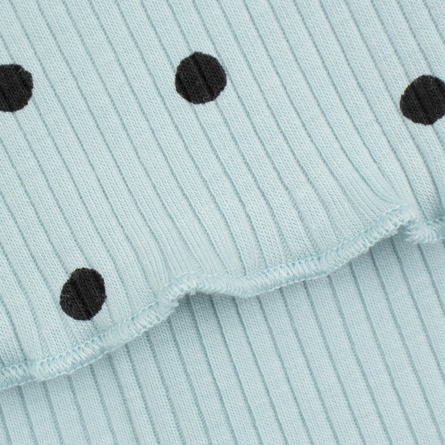 картинка Пижама для девочки YLA 7750400201 Ментол точки от магазина детских товаров ALiSa