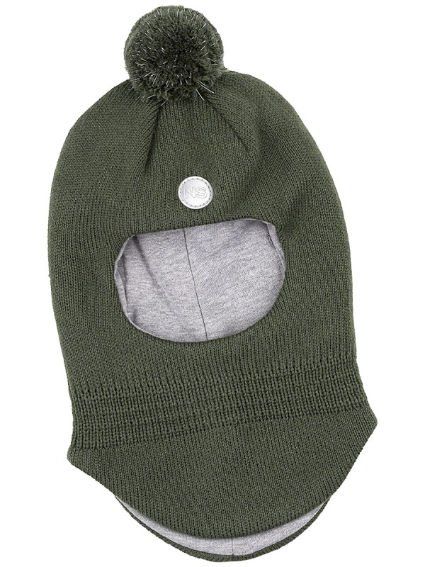 картинка Балаклава утепленная для мальчика NIKASTYLE 10з15224 Полынь от магазина детских товаров ALiSa