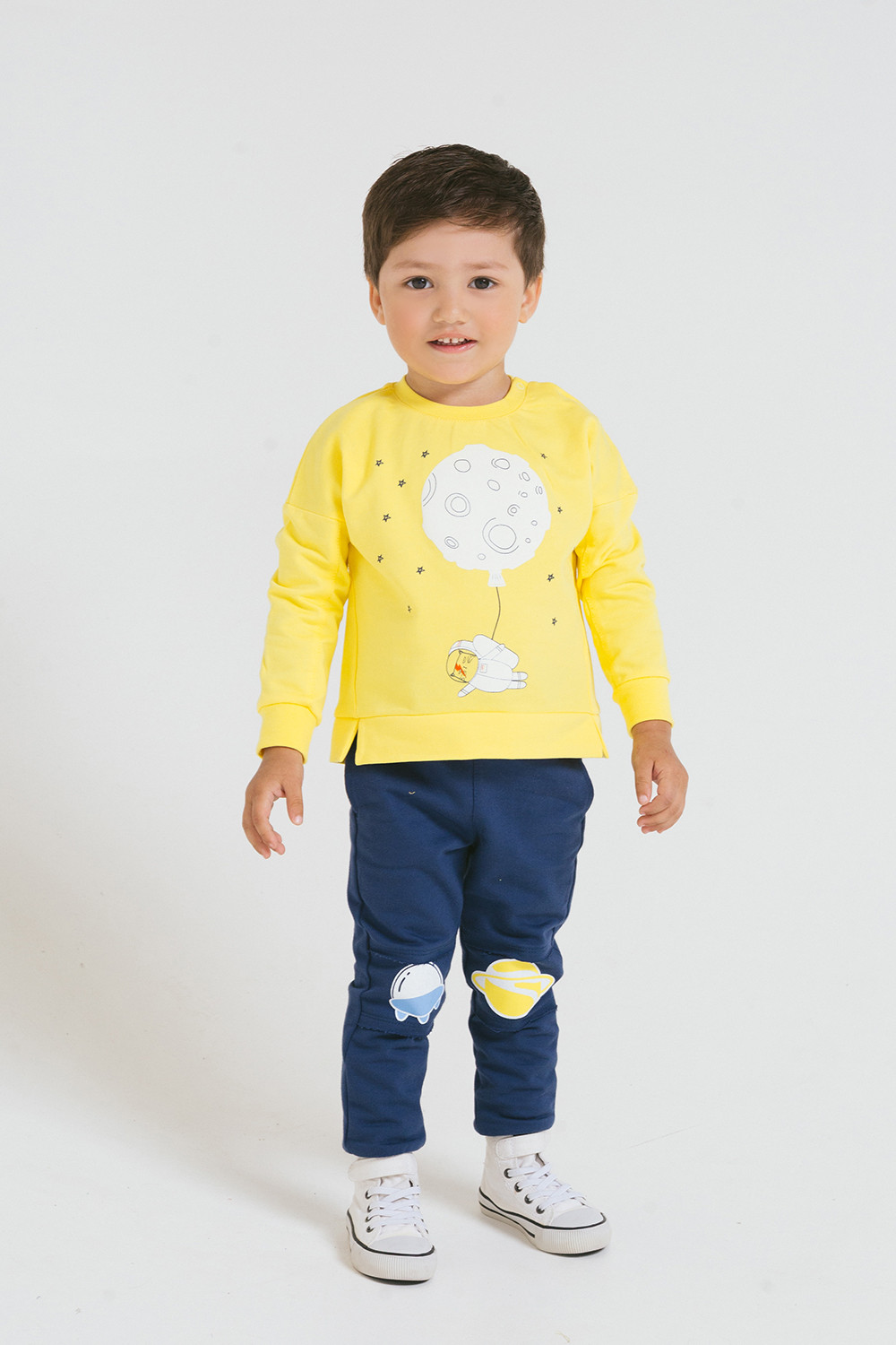 картинка Джемпер для мальчика Crockid КР 300917 сочный лимон к246 от магазина детских товаров ALiSa
