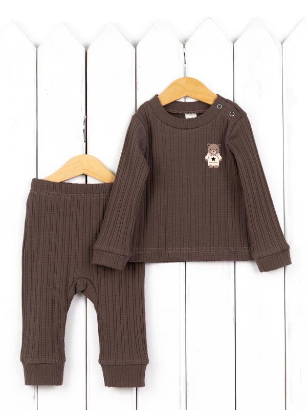 картинка Комплект детский Baby Boom КД533/3-Р Ажурная рибана Кофе я734 от магазина детских товаров ALiSa