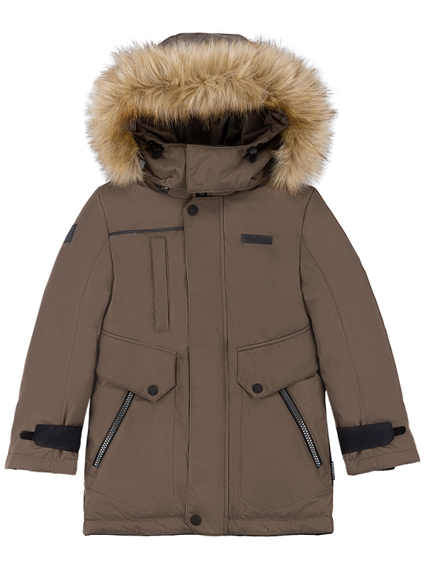 картинка Куртка зимняя для мальчика NIKASTYLE 4з3524 Орех от магазина детских товаров ALiSa