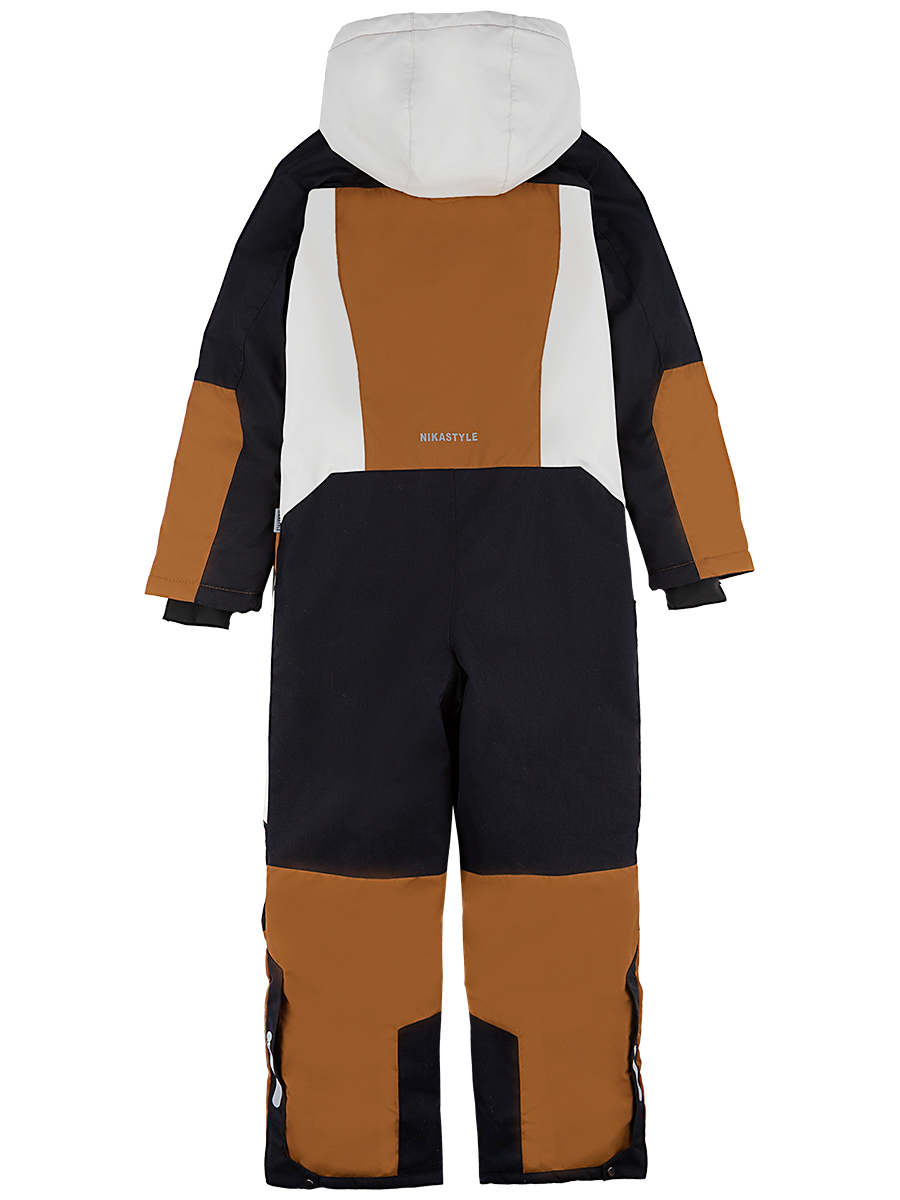 картинка Комбинезон зимний для мальчика NIKASTYLE 8з6724 Кэмел черный от магазина детских товаров ALiSa