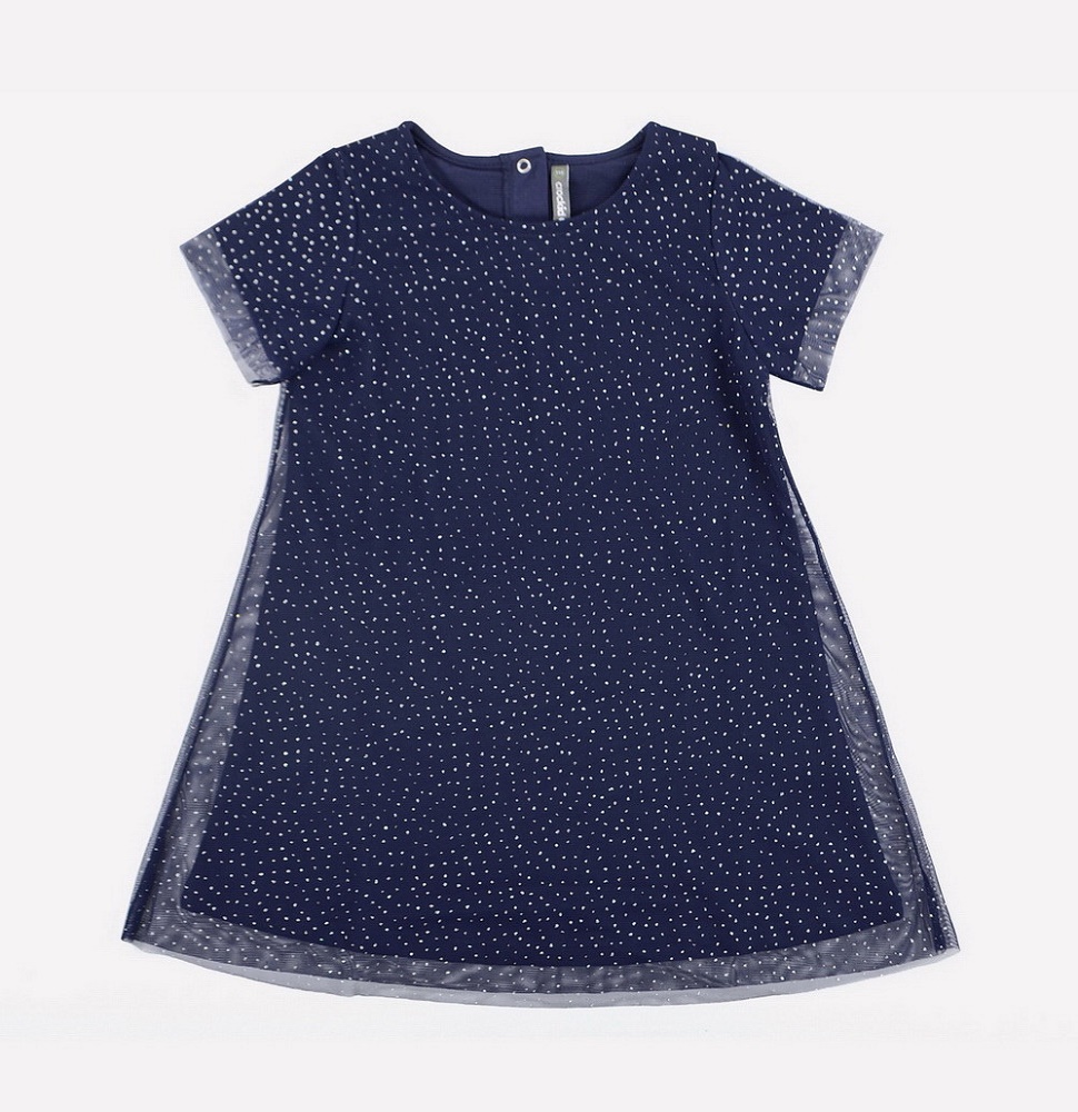 картинка Платье для девочки Crockid К 5479 фиолетово-синий1 от магазина детских товаров ALiSa